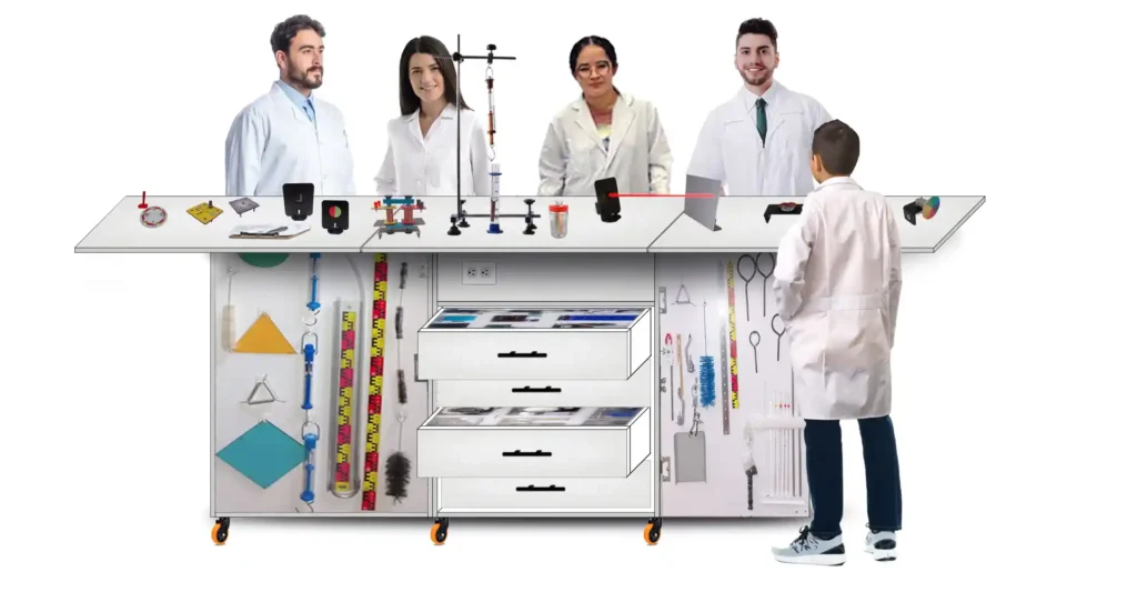 Equipo de laboratorio física integrado