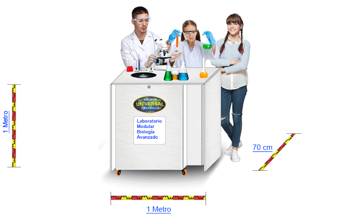 Laboratorio portátil biología avanzado