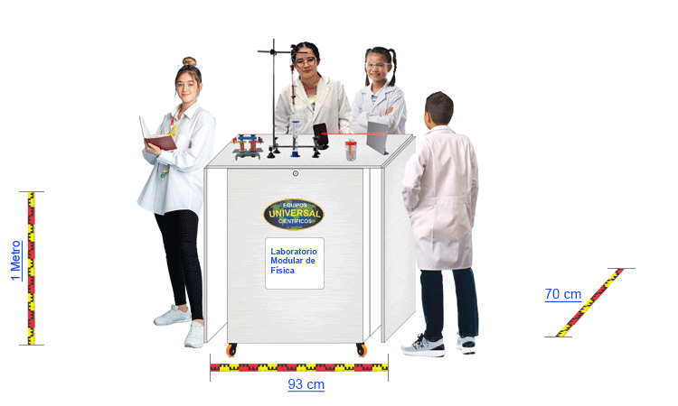 Equipo de laboratorio física integrado