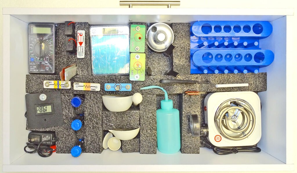 Bandeja 1 Laboratorio química avanzado