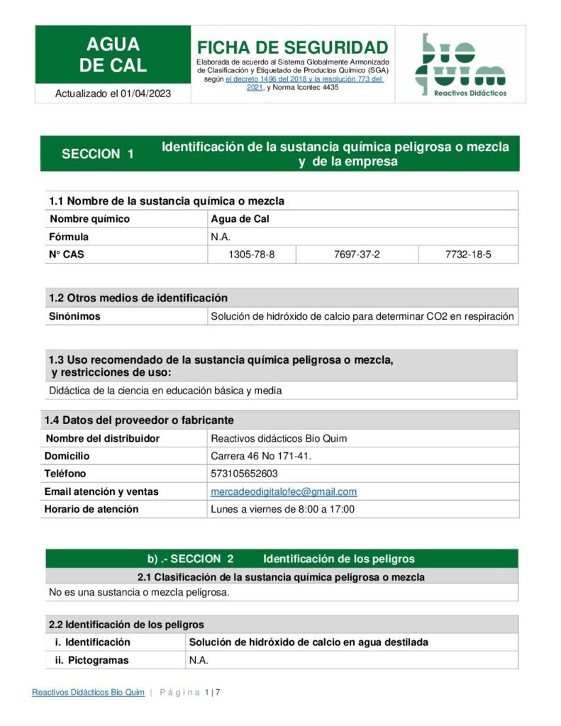 thumbnail of AGUA DE CAL