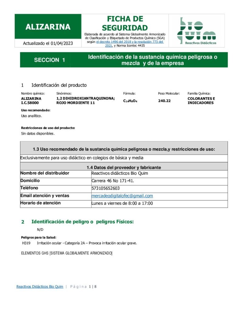 thumbnail of ALIZARINA