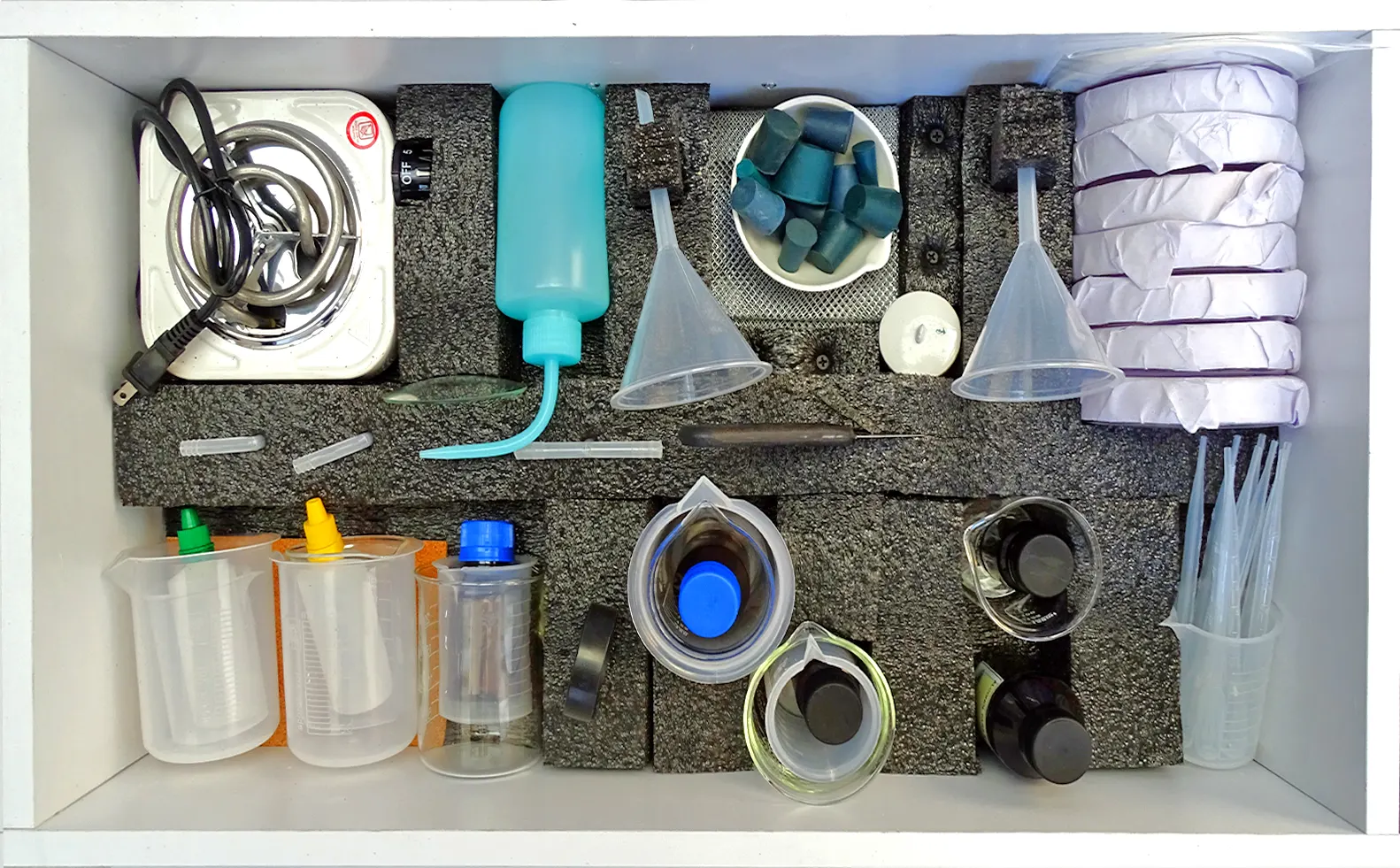 Bandeja 1 Laboratorio modular integrado avanzado