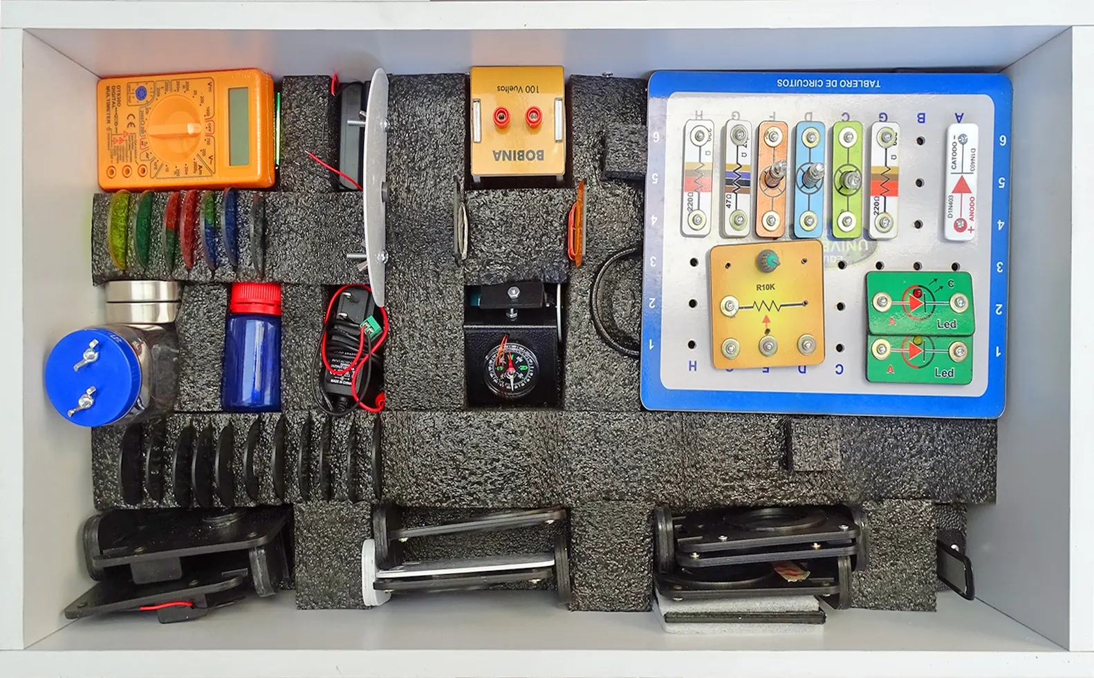 Bandeja 1 Laboratorio modular integrado avanzado