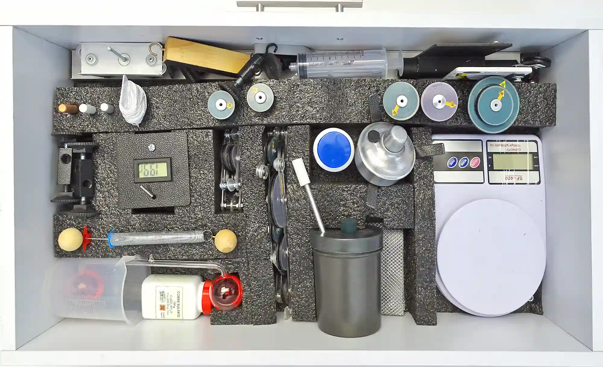 Bandeja 3 fisica Laboratorio modular integrado doble