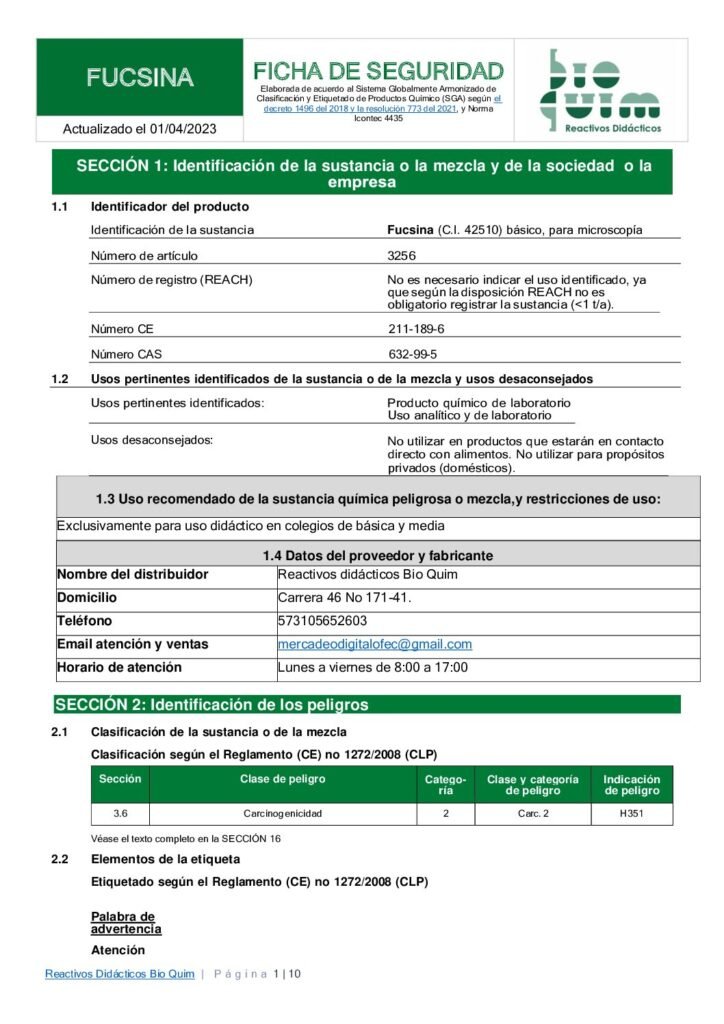 thumbnail of FUCSINA DE GRAM