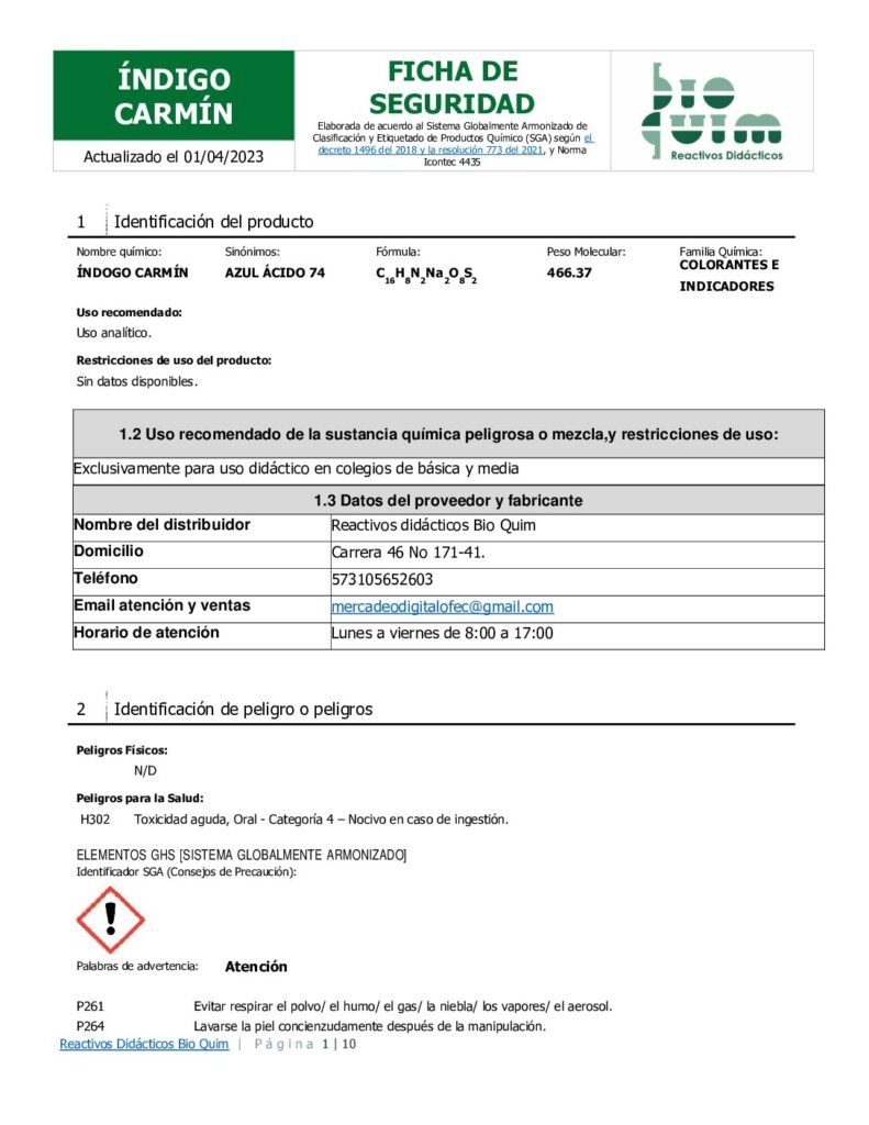 thumbnail of INDIGO CARMIN 60 ml