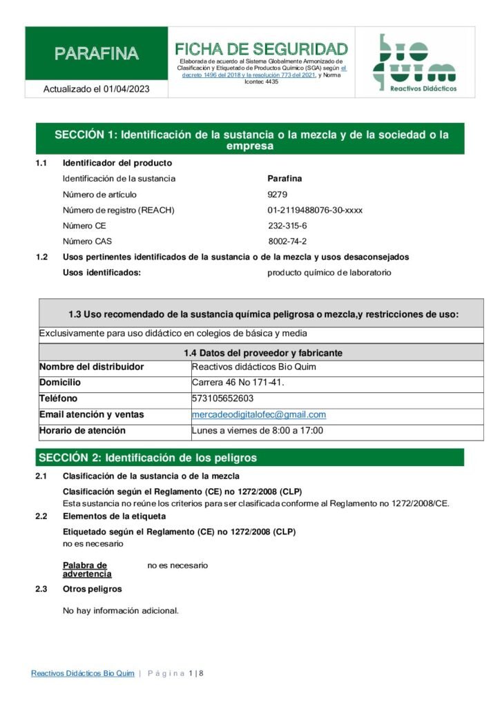 thumbnail of PARAFINA