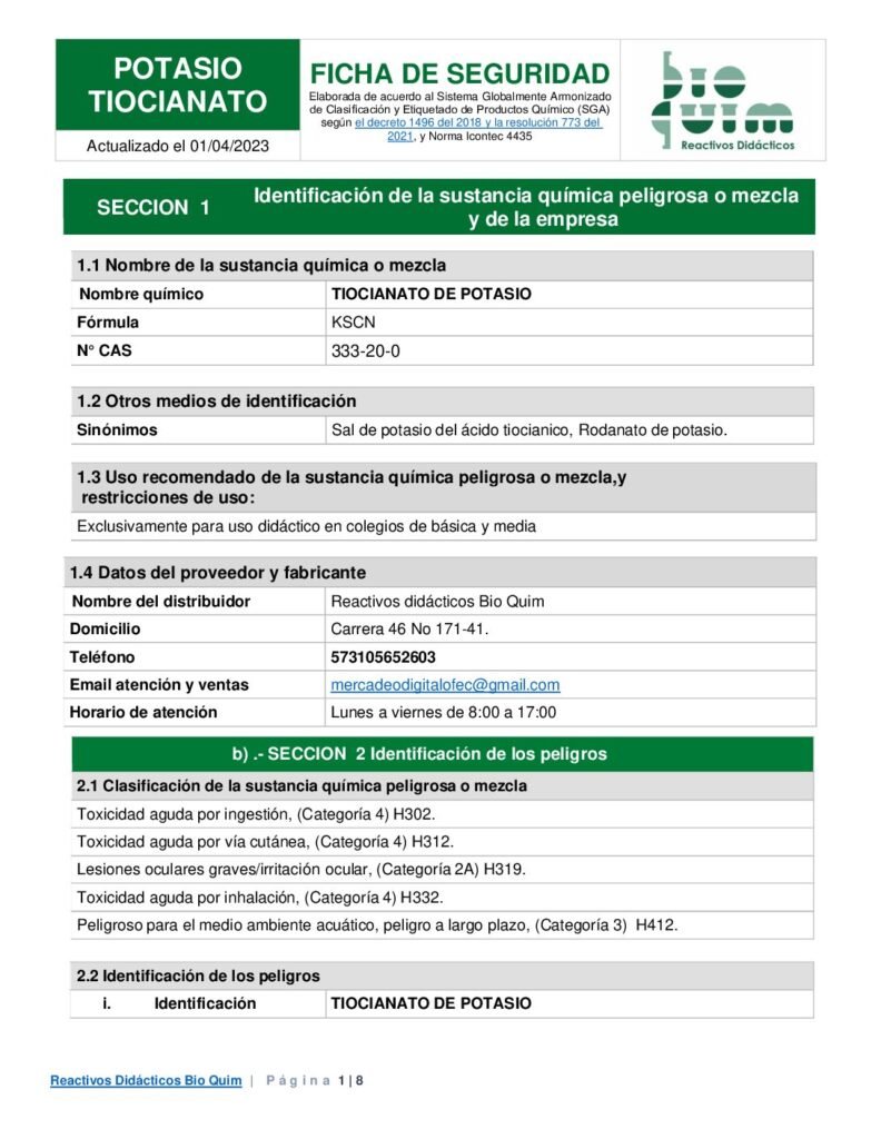 thumbnail of POTASIO TIOCIANATO SOL.